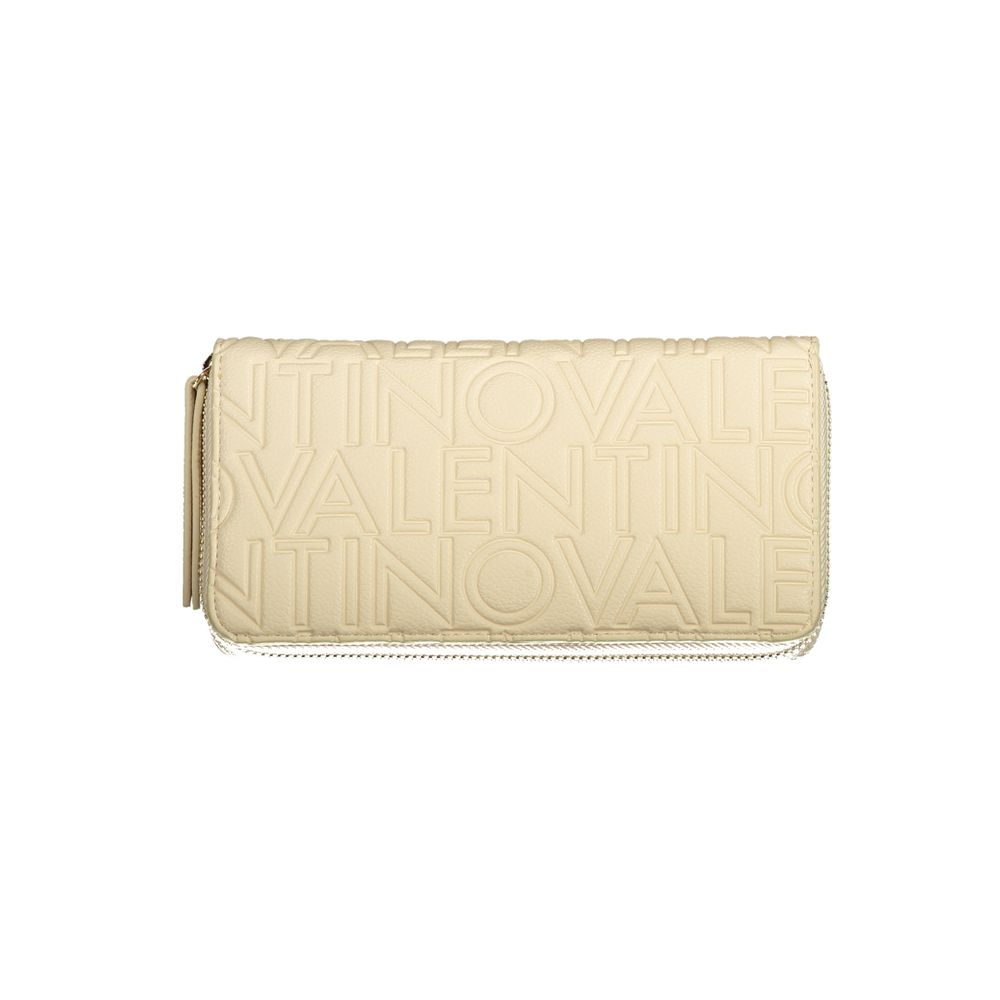 Valentino Beige Polyurethane Women's Wallet