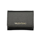 Mario Valentino Black Polyurethane Women's Wallet
