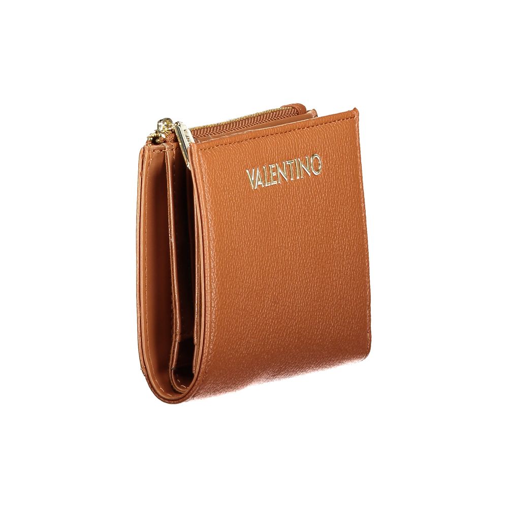 Valentino Brown Polyurethane Women's Wallet