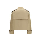 Burberry Beige Cotton Trench Coat