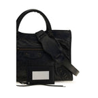 Balenciaga Black Lamb Ovis Aries Aries Handbag