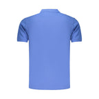 Rifle Blue Cotton Men's Polo Shirt