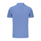Rifle Blue Cotton Men's Polo Shirt