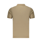 Rifle Brown Cotton Men's Polo Shirt