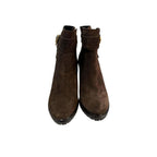Borbonese Brown Leather Women Boot