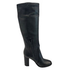 Borbonese Black Leather Women Boot