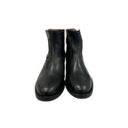 Borbonese Black Leather Women Boot