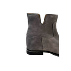 Borbonese Grey Leather Women Boot