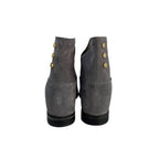 Borbonese Grey Leather Women Boot
