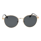 Polaroid Gold Metal Sunglasses