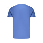 Rifle Blue Cotton Mens T-Shirt
