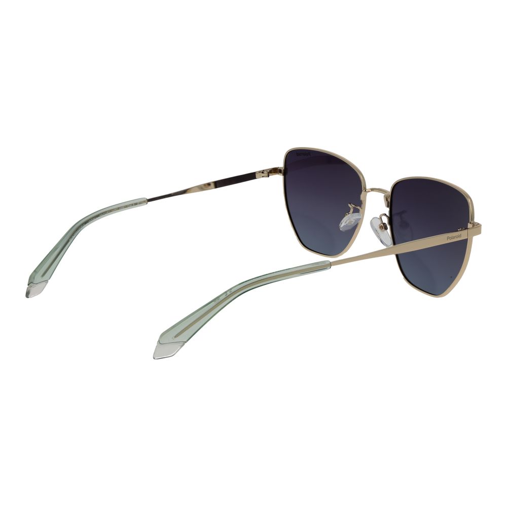 Polaroid Gold Metal Sunglasses