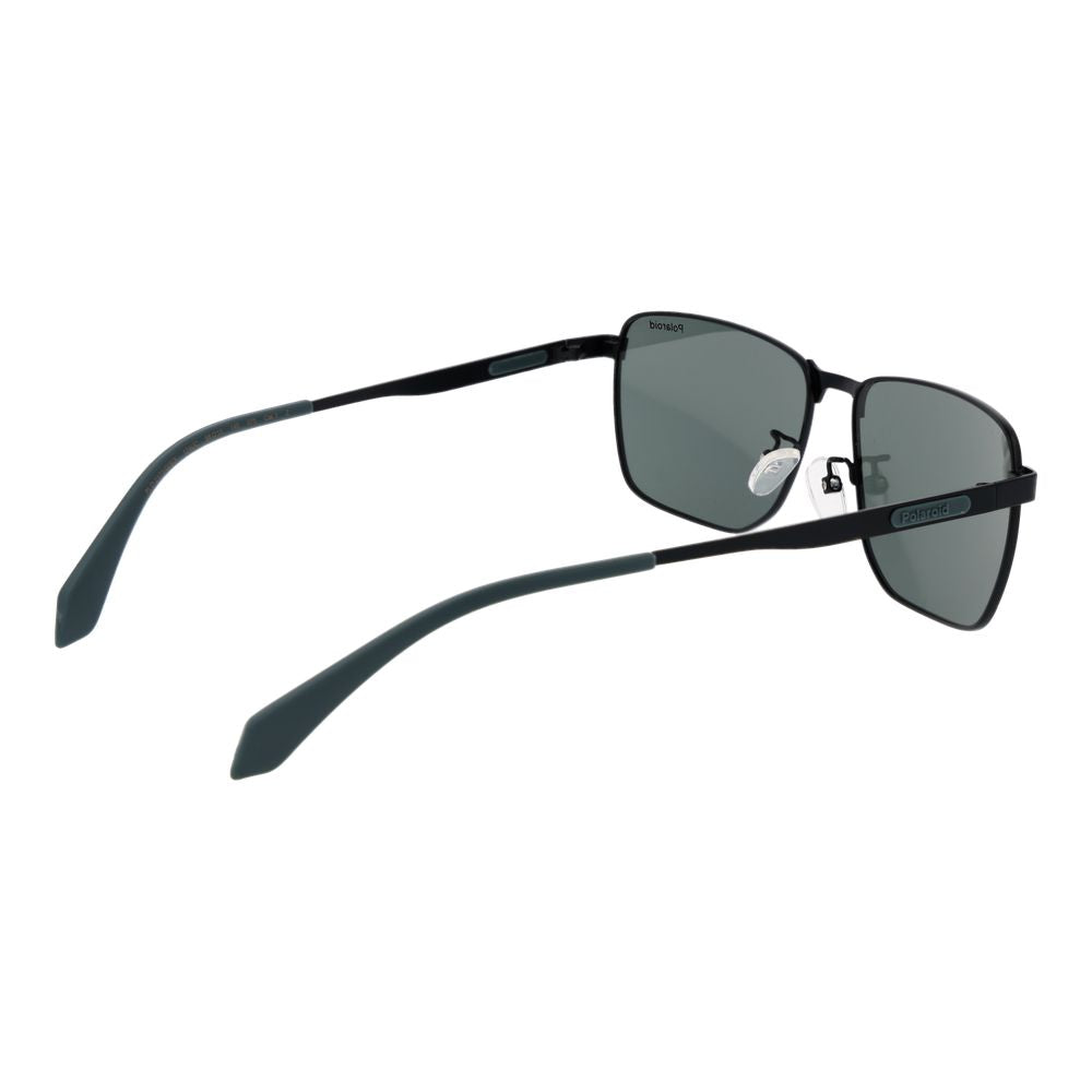 Polaroid Black Metal Sunglasses