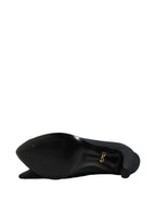 Dolce & Gabbana Black Stretch Socks Knee High Boots Shoes