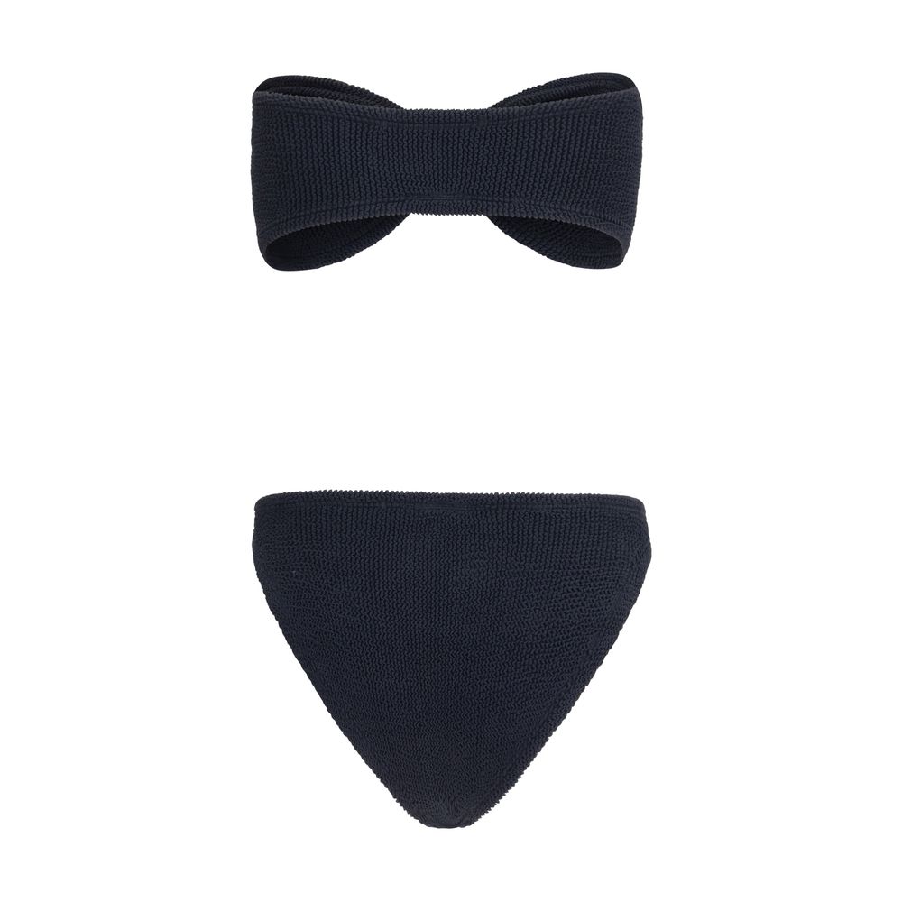 Hunza G Black Polyamide Bikini