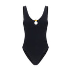 Hunza G Black Polyamide One-Piece Swimsuit