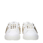 Valentino Garavani White Leather Low Top Sneakers