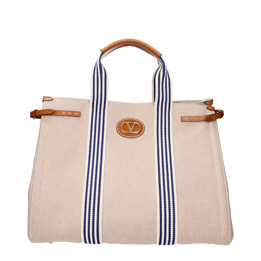 Valentino Garavani Beige Fabric Handbag