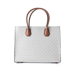 Michael Kors Gray Leather Handbag