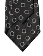 Dolce & Gabbana Black White Polka Dot Silk Adjustable Women Necktie Tie