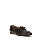 Bally Brown Calf Leather Bos Taurus Slip-On Loafers