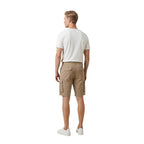 Lyle & Scott Beige Cotton Bermuda Shorts