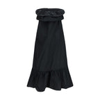 Saint Laurent Black Polyester Casual Dress