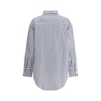 Deperlu Blue Cotton Shirt