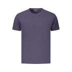 Coveri Moving Blue Cotton Men's T-Shirt