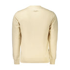 Coveri Moving Beige Cotton Men's Sweatshirt