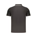 Coveri Moving Black Cotton Men's Polo