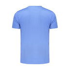 Coveri Moving Blue Cotton Men's T-Shirt