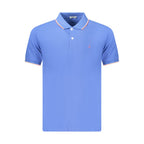 Coveri Moving Blue Cotton Men's Polo Shirt