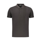 Coveri Moving Black Cotton Men's Polo Shirt