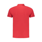 Coveri Moving Red Cotton Men's Polo