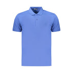 Coveri Moving Blue Cotton Men's Polo Shirt