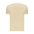 Coveri Moving Beige Cotton Men's T-Shirt