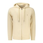 Coveri Moving Beige Cotton Men Hoodie
