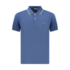Coveri Moving Blue Cotton Men's Polo Shirt