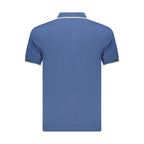 Coveri Moving Blue Cotton Men's Polo Shirt