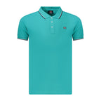 Norway 1963 Azzurro Cotton Mens Polo
