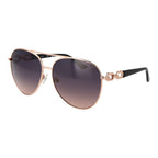 Guess Rose Gold Metal Sunglasses