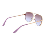 Guess Rose Gold Metal Sunglasses