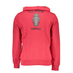 Cavalli Class Rosso Cotton Mens Sweatshirt
