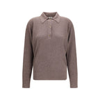 Calvin Klein Brown Silk Sweatshirt