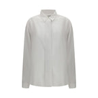 Calvin Klein White Silk Dress Shirt