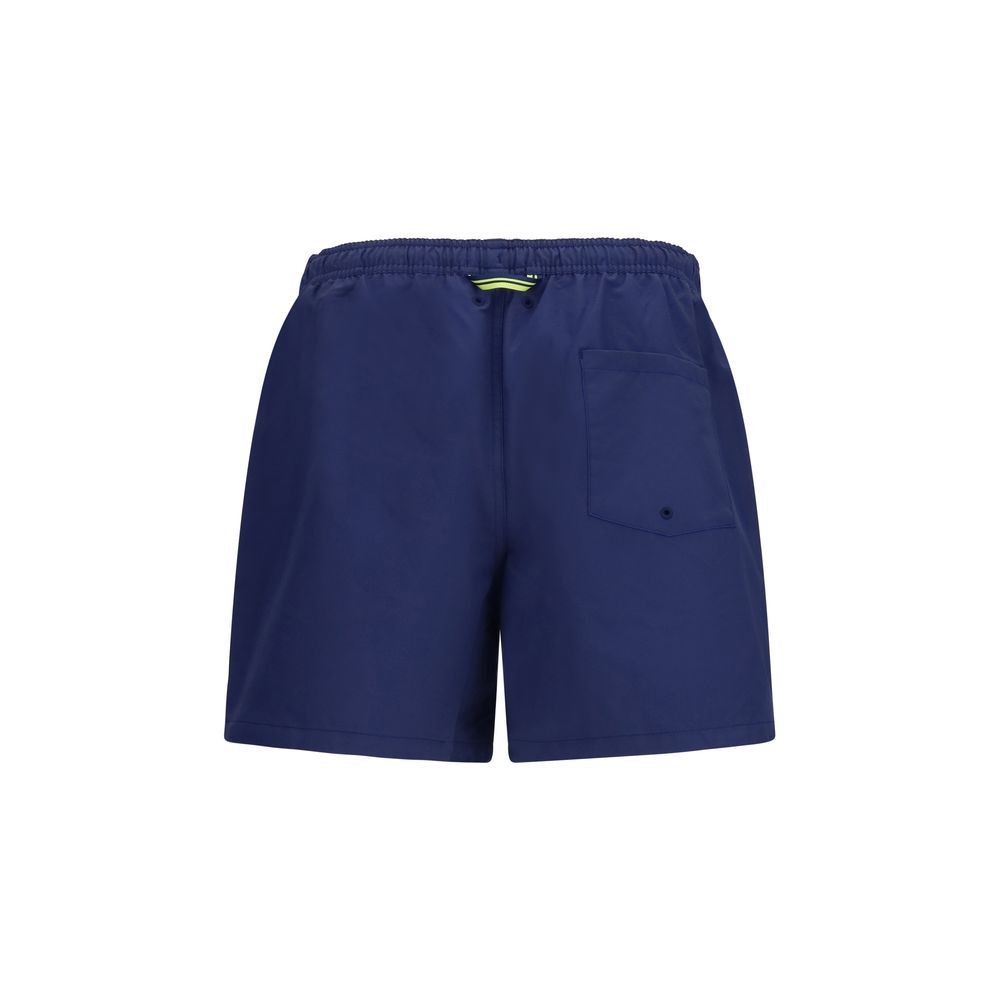 Fred Perry Blue Recycled Polyester Shorts