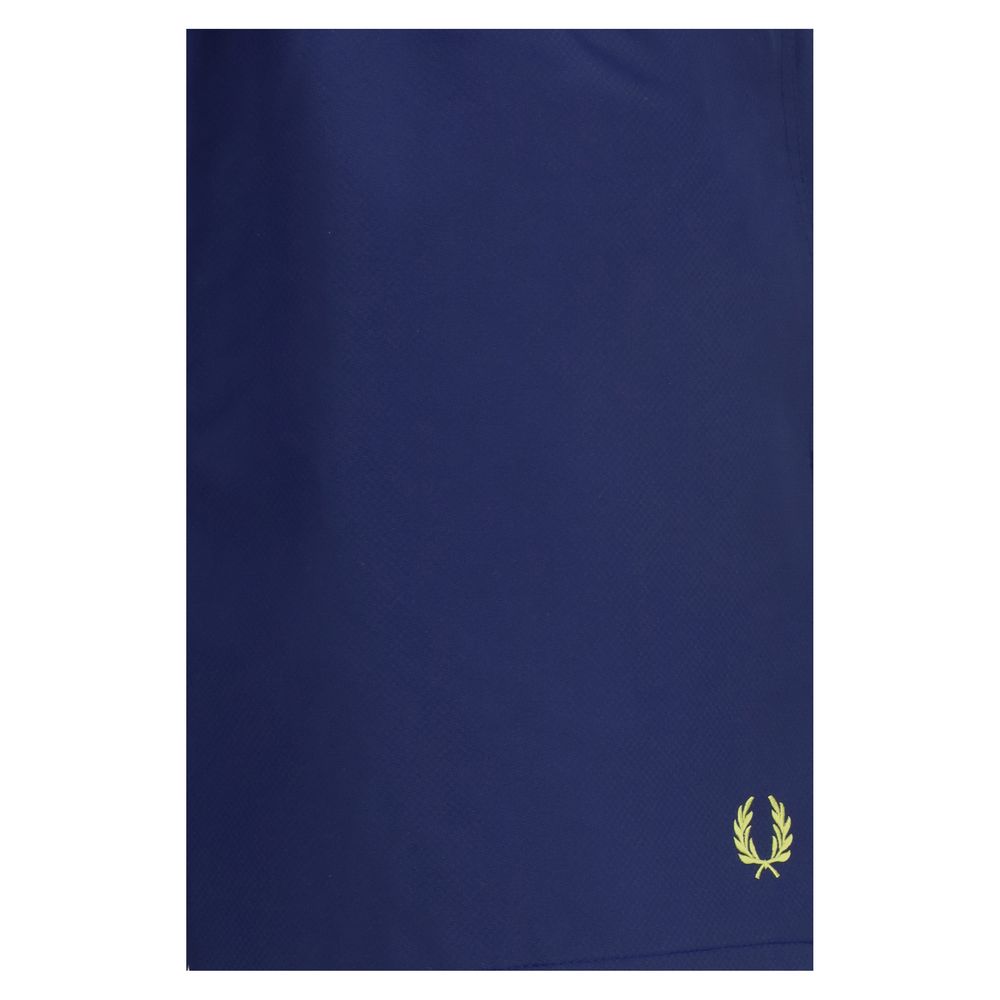 Fred Perry Blue Recycled Polyester Shorts
