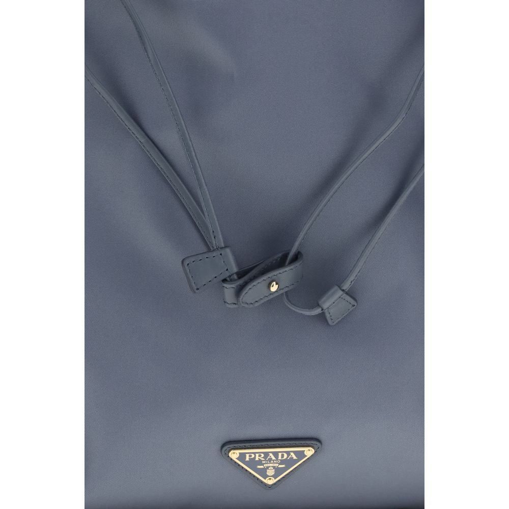 Prada Blue Recycled Polyamide Clutch Bag