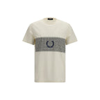 Fred Perry Beige Cotton T-Shirt